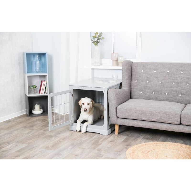 TRIXIE Dog Crate, Wooden Indoor Kennel Furniture for Dogs image number 2