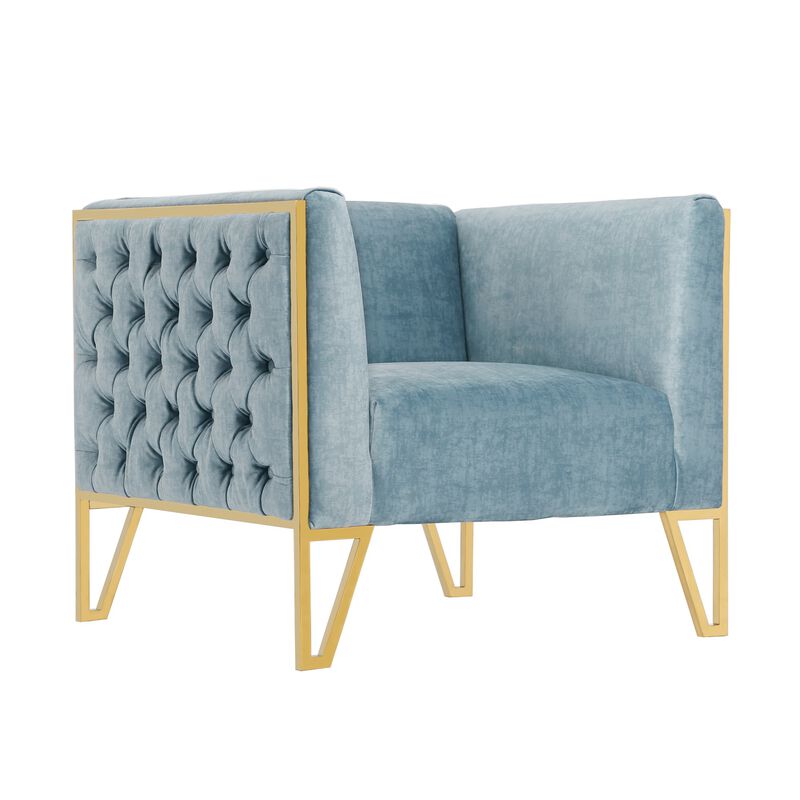 Vector Blue Accent Chairs (Set of 2)