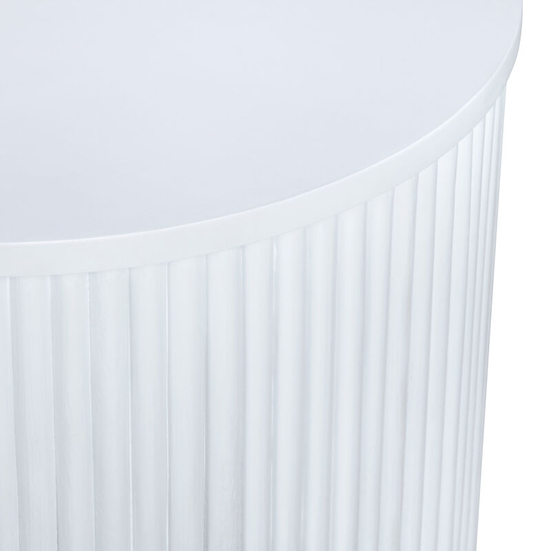 White Astoria Accent Table image number 2