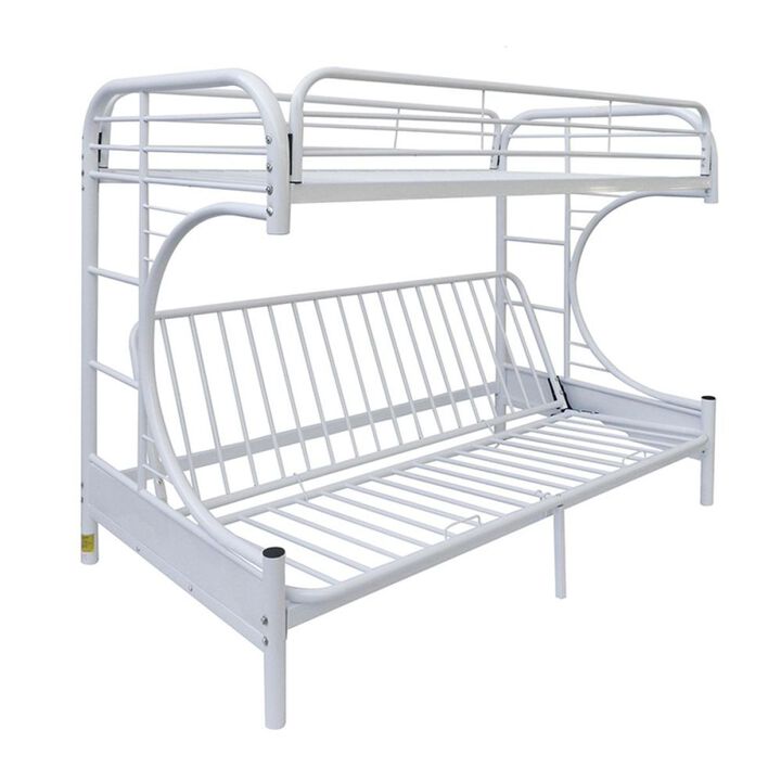 Eclipse Bunk Bed (Twin/Full/Futon) in White