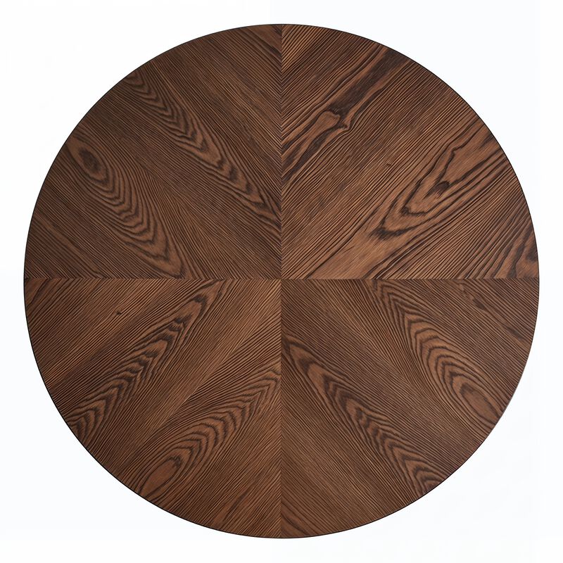 Stakda Round Fluted Coffee Table image number 7