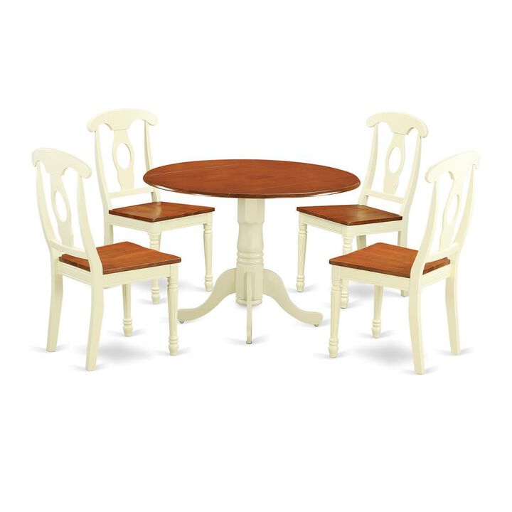 5 PC Dining set-Dining Table and 4 Dining Chairs