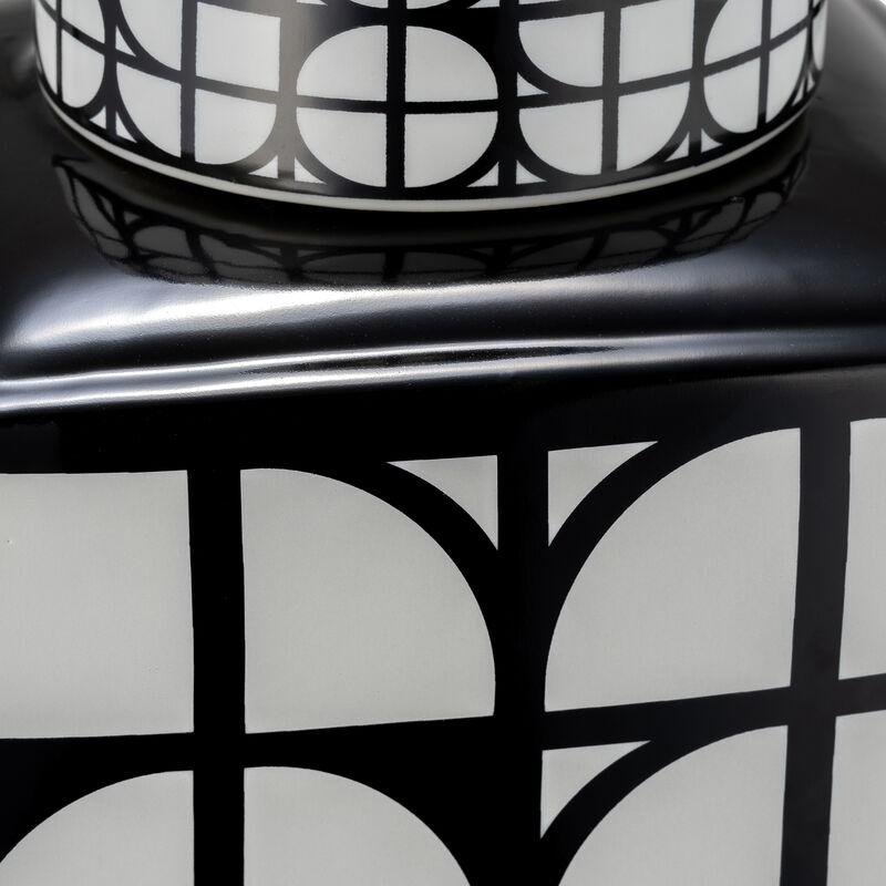 16"H Square Jar W/ Lid image number 2