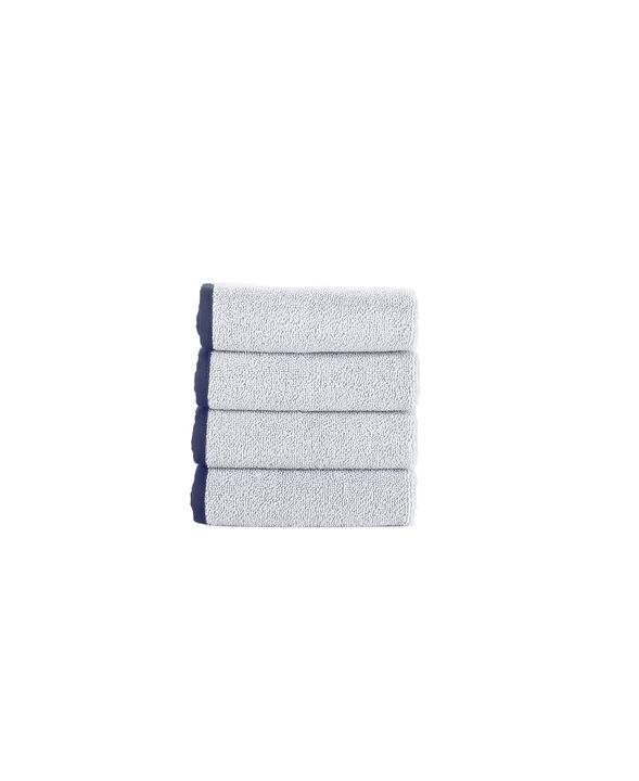 Brooks Brothers Contrast Frame 4 pcs Wash Towels
