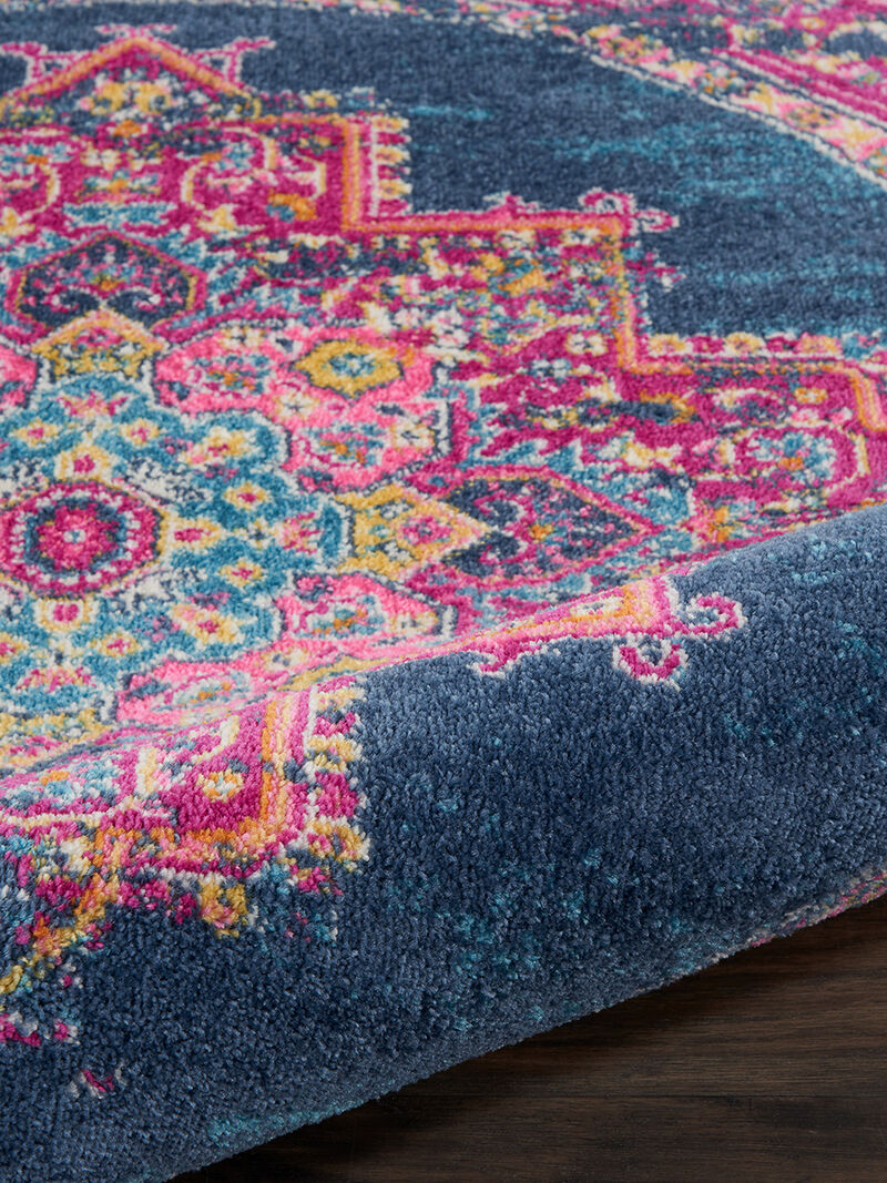 Passion PSN03 Blue 5'3" x 7'3" Rug image number 5