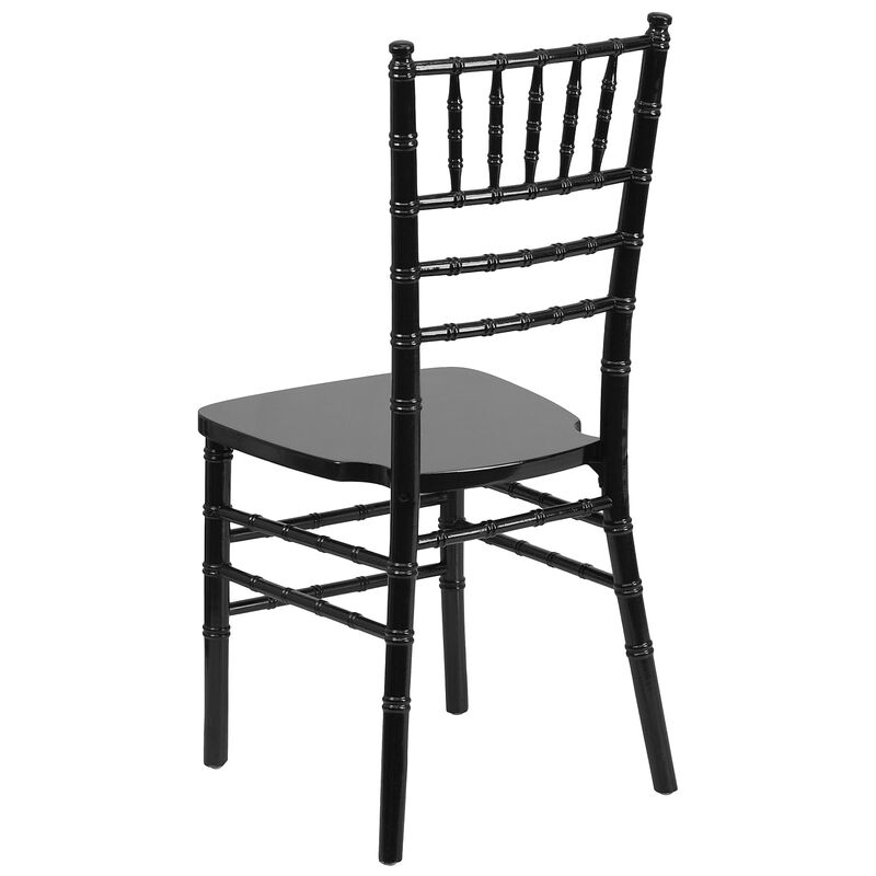 Flash Furniture HERCULES Series Black Wood Chiavari Chair