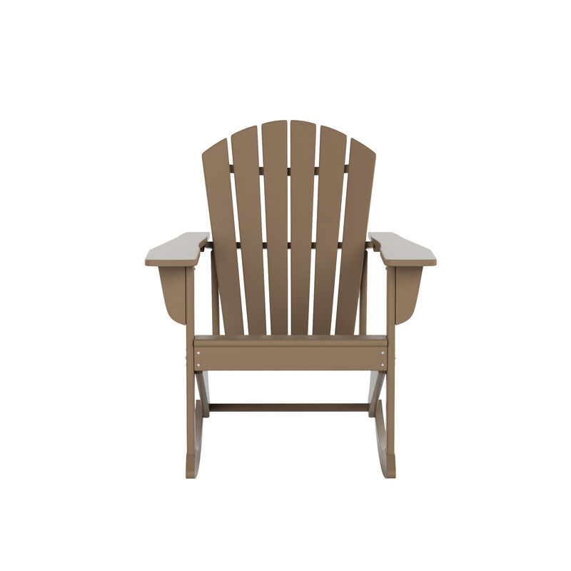 WestinTrends Outdoor Patio Adirondack Rocking Chair