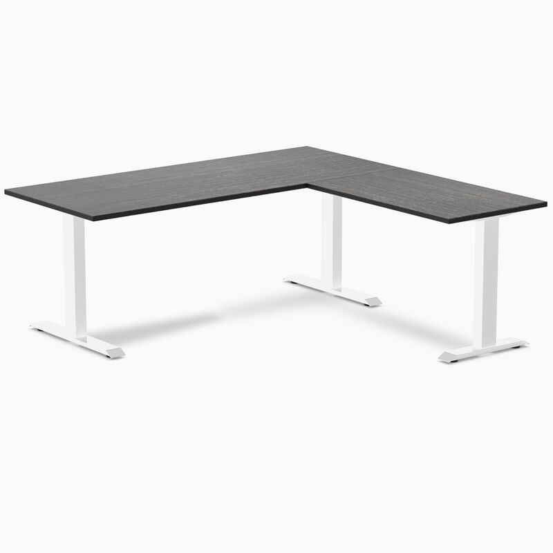 Desky Zero Bamboo L-Shape Office Desk image number 0