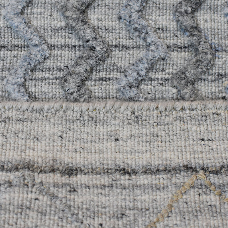 RUGSOTIC CARPETS HAND WOVEN FLAT WEAVE KILIM POLYESTER ECO-FRIENDLY AREA RUGS  - Geometric Modern Design, Low Pile  Handmade Area Rugs (DP0009) image number 8