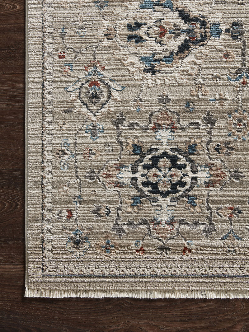 Leigh LEI02 Dove/Multi 5'3" x 7'6" Rug image number 4