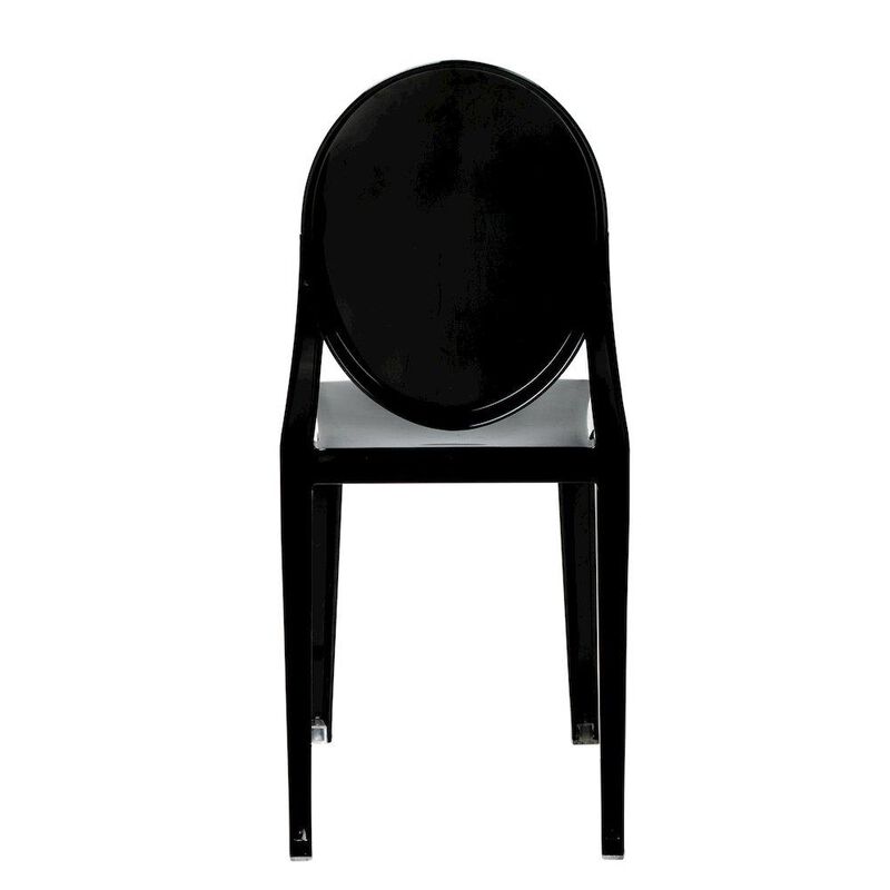 Commerical Seating Products RPC Black Kage Side Chair- Set of 4