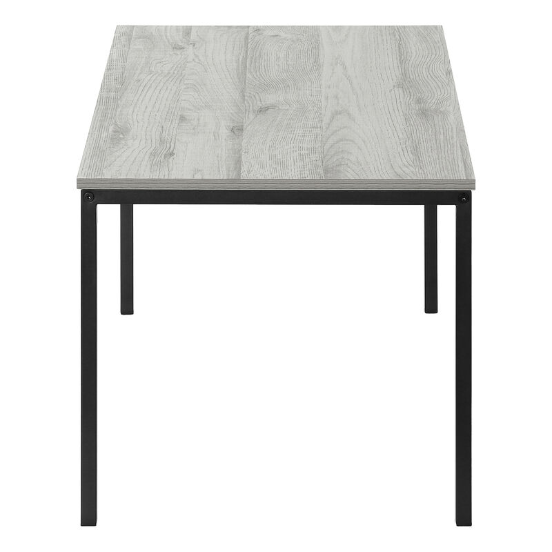Monarch Specialties I 3796 Coffee Table, Accent, Cocktail, Rectangular, Living Room, 40"L, Metal, Laminate, Grey, Black, Contemporary, Modern