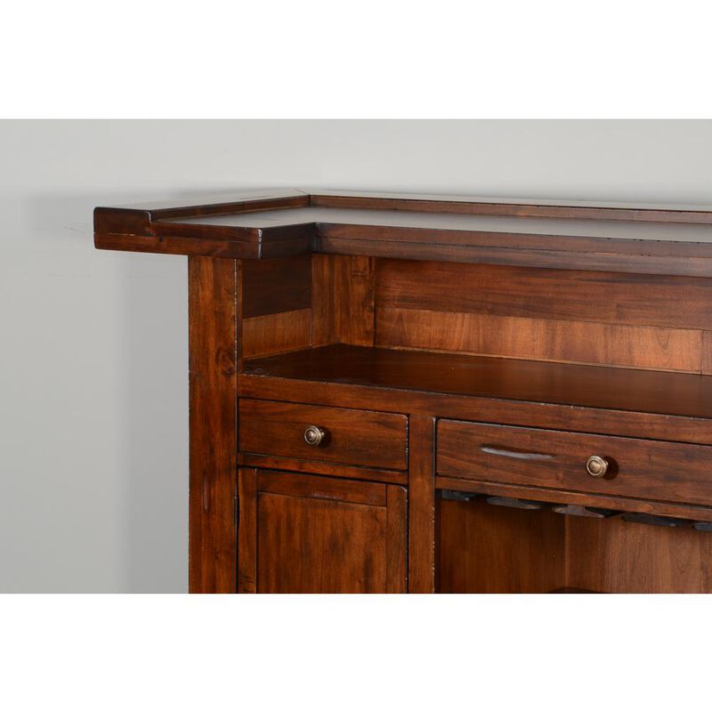 Sunny Designs 78 Farmhouse Wood Home Bar