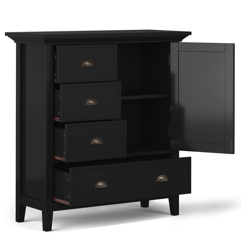 Febcox Solid Wood Medium Storage Cabinet image number 2