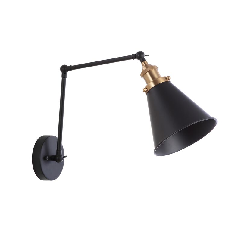 Rover Classic Industrial Metal Adjustable Arm LED Wall Sconce