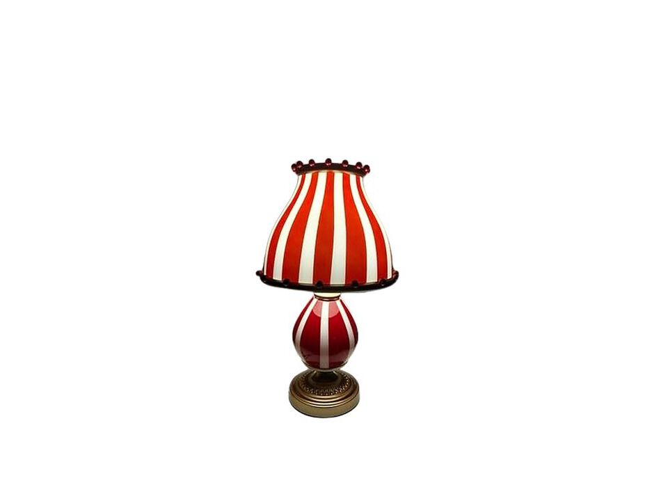 Dimmable Metal Glass Desk Lamp For Bedroom Bedside Desk White