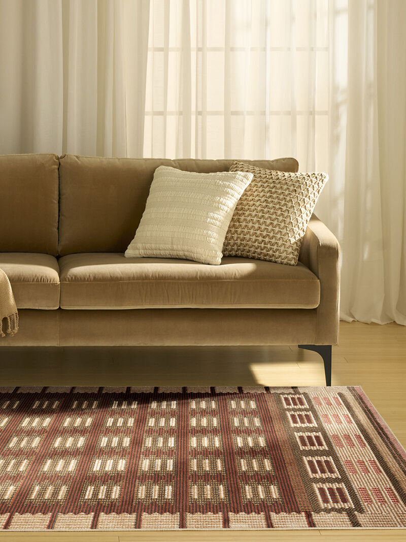 Nordic NRC16 Rust 4' x 6' Rug