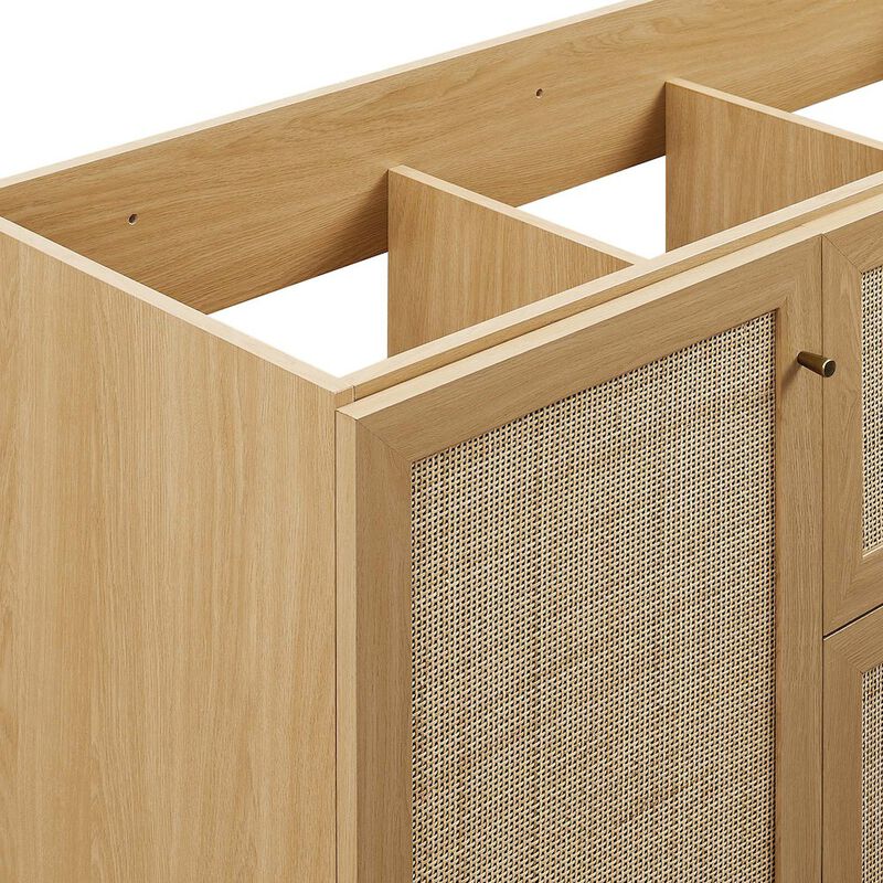 Modway 48” Single or Double Sink Bathroom Vanity Cabinet (Sink Basin Not Included)