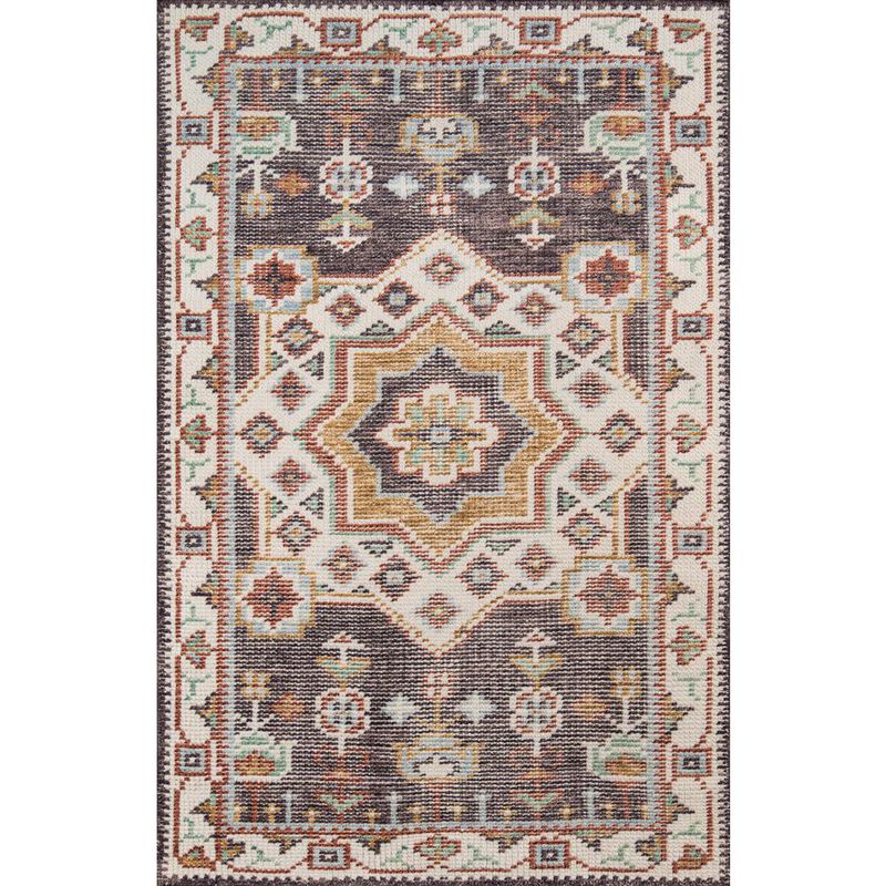 Momeni Traditional Rectangle Area Rug, Brown, 5' X 8'