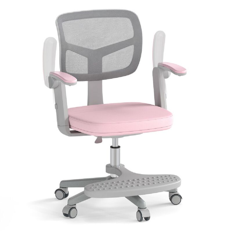 Adjustable Kids Desk Chair with Armrest and Footrest for Study image number 0