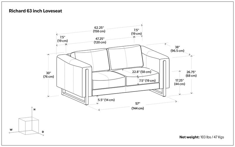 Richard 63 inch Loveseat image number 9