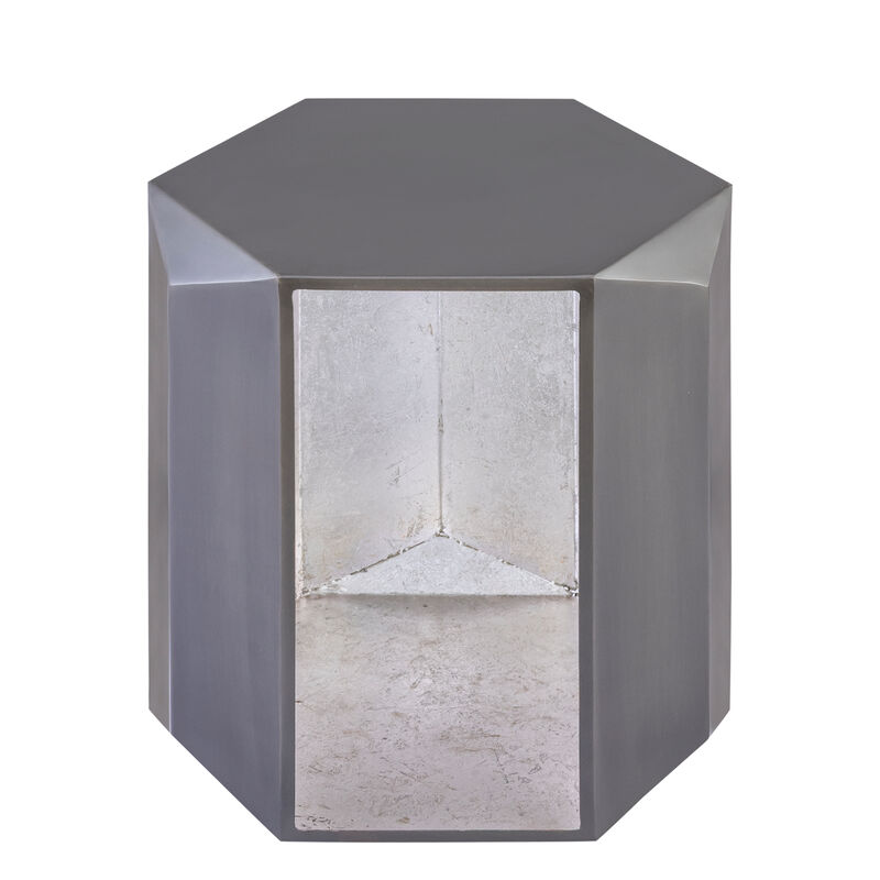Marovenne Gold Hexagon End Table image number 2