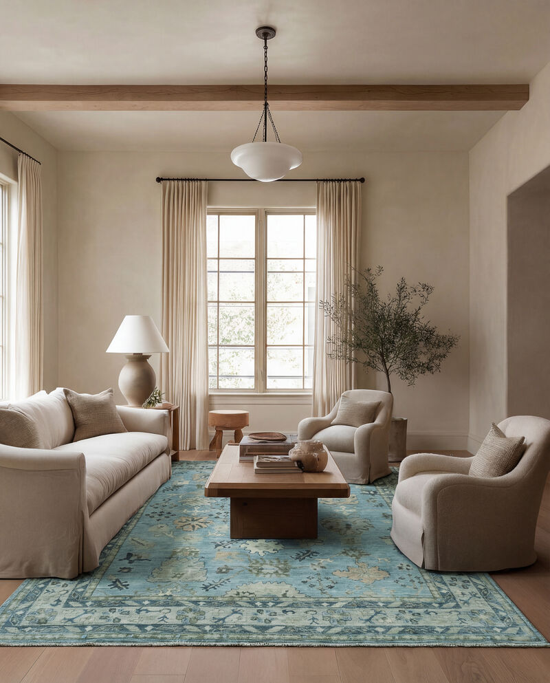 Boheme Zelara Aquifer 6'X9' Rug image number 5