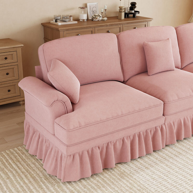 Nidjuk Classic U Shape 4 Seater Modular Sectional Sofa image number 3