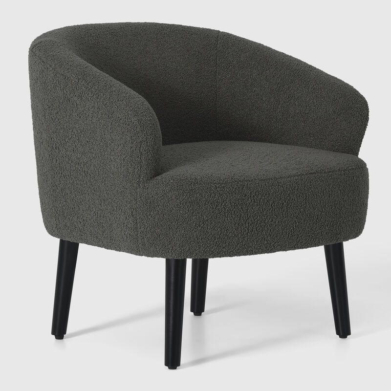 WestinTrends 29" Wide Mid Century Modern Club Barrel Accent Armchair