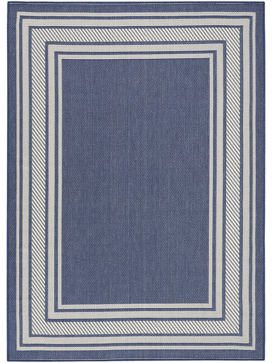 Horizon Indoor/Outdoor HOZ03 Navy 6' x 9' Rug