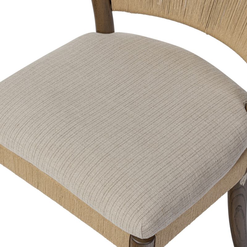 Amira Laine Natural Armless Dining Chair