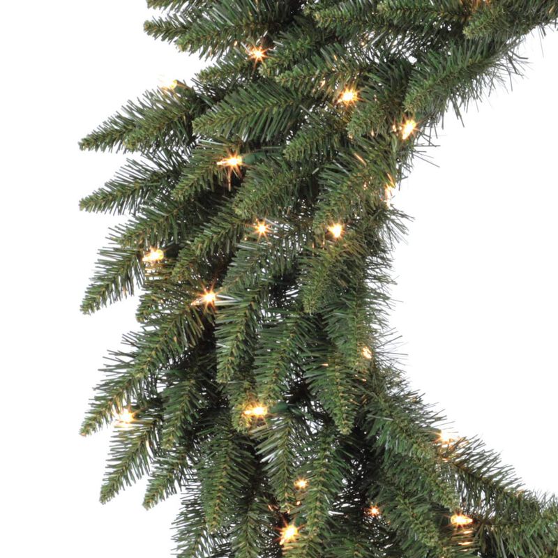 Vickerman 84" Camdon Fir Wreath 800LED WmWht image number 2