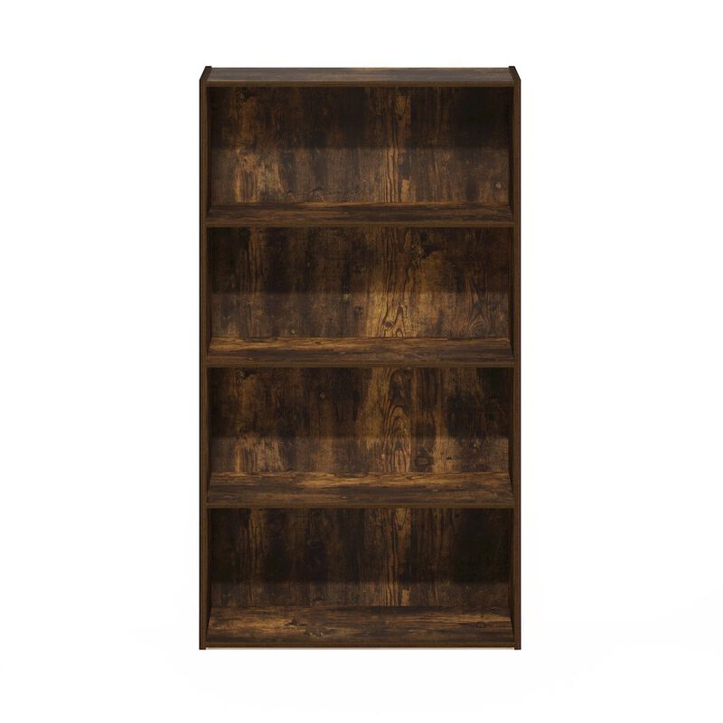 Pasir 4 Tier Open Shelf, Amber Pine