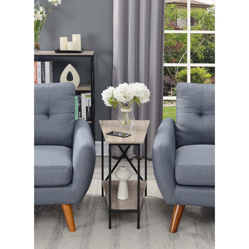 Convience Concept, Inc. Tucson Wedge End Table with Shelf