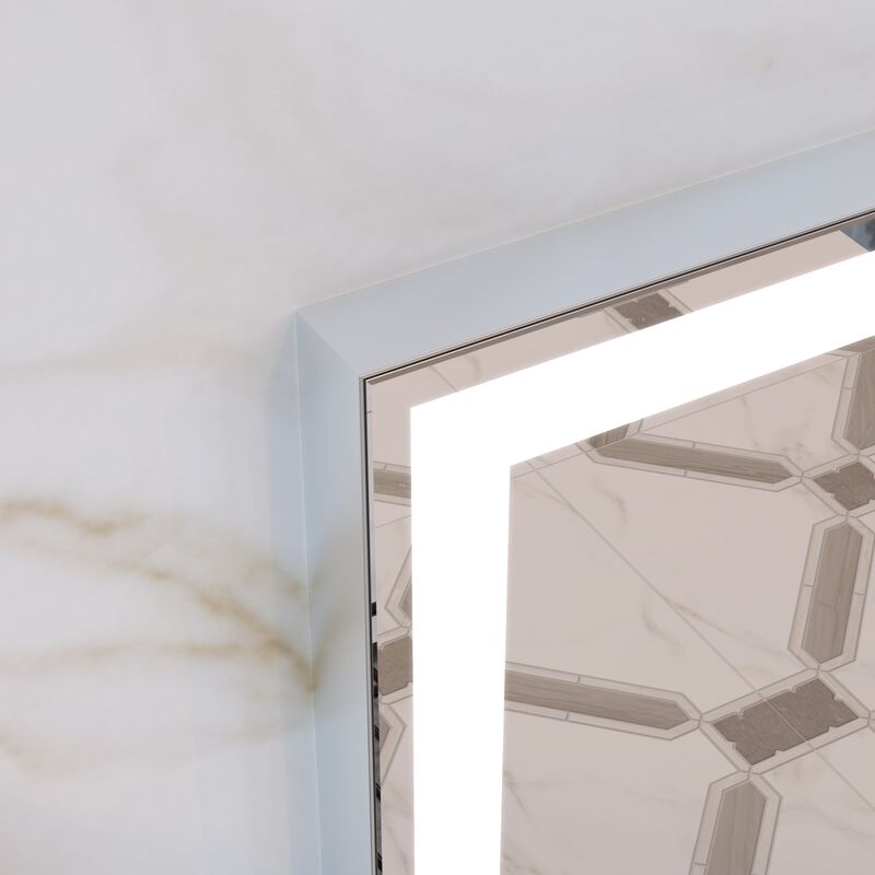 ELEMENT ACE 32x40 Inch Wall Mounted LED Bathroom Vanity Mirror with Adjustable Lighting Anti-Fog Touch Control Memory Function Smart Large Bathroom Mirror image number 7