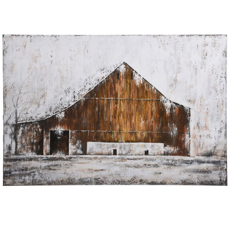 Aged Barnhouse Framed Print