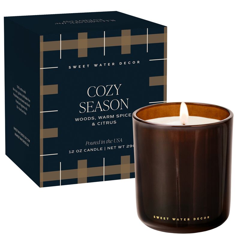 Sweet Water Decor Cozy Season 12 oz Boxed Soy Candle image number 0