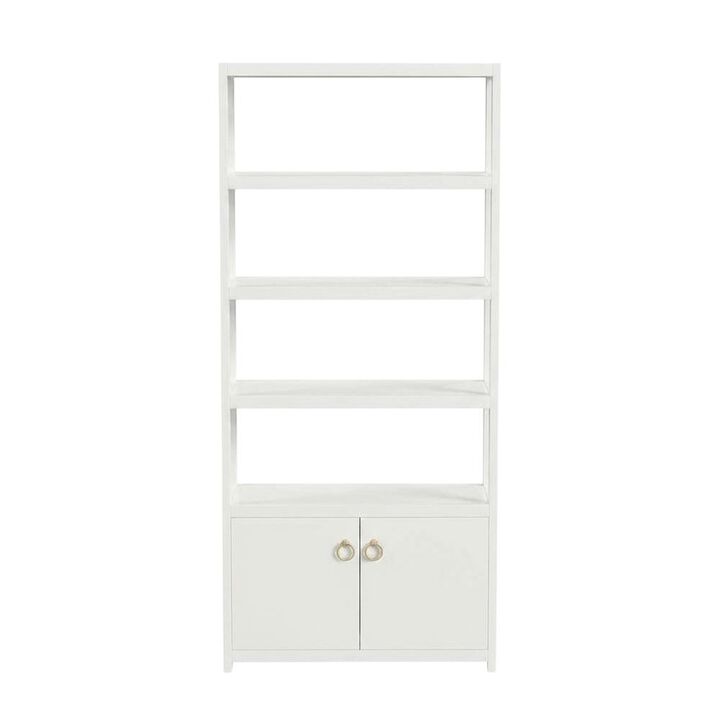 Butler Specialty Lark  4- Tier Etagere  Etagere Bookcase, White