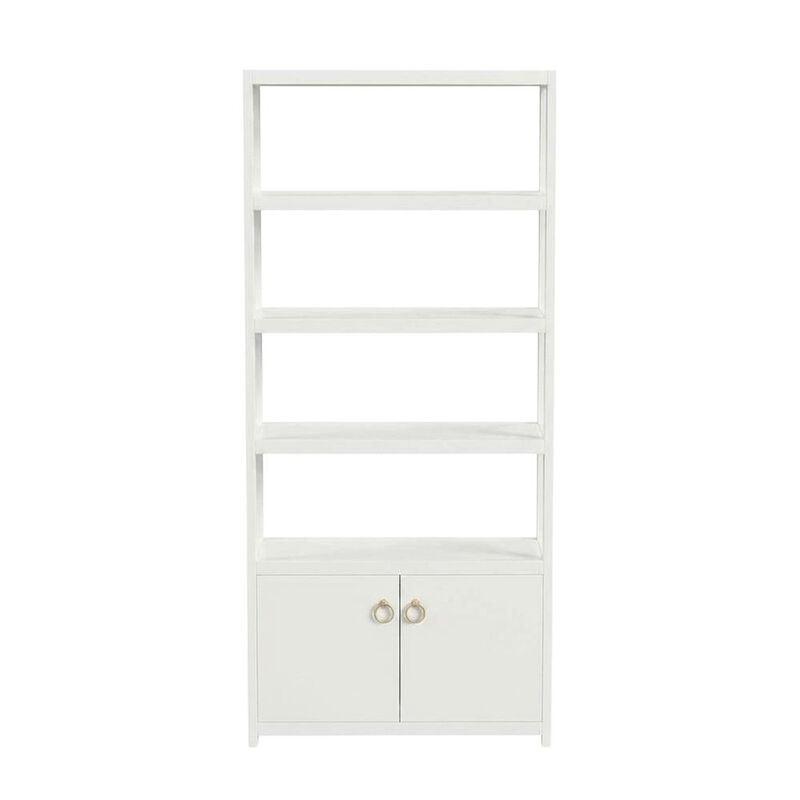 Butler Specialty Lark  4- Tier Etagere  Etagere Bookcase, White image number 0