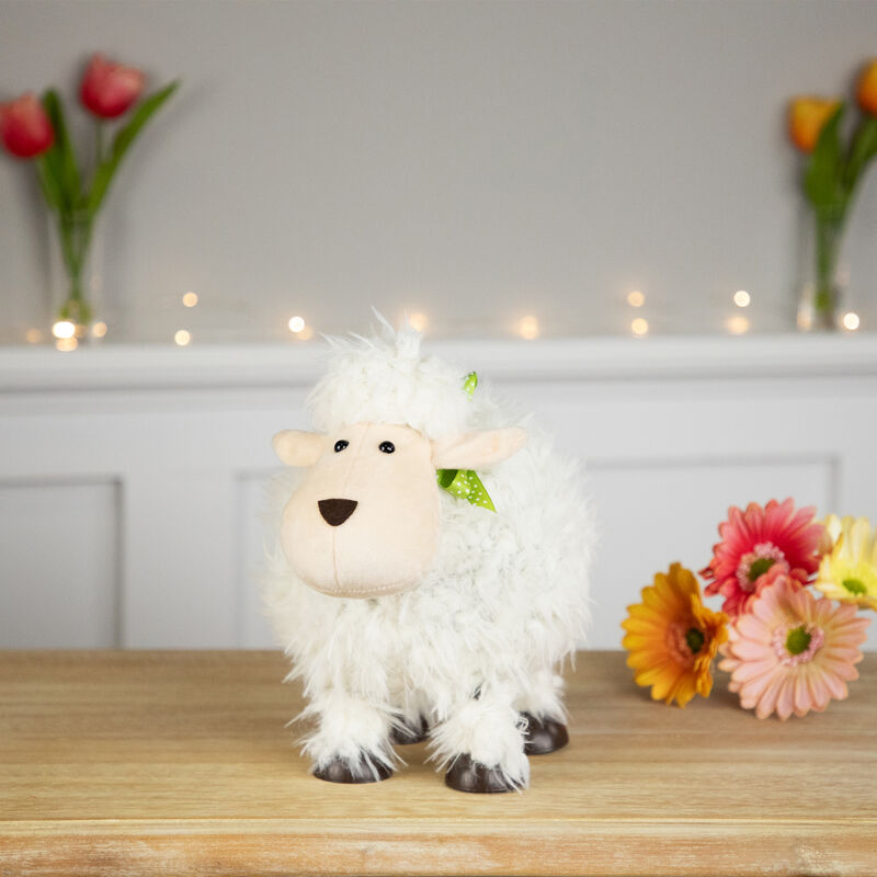 Bouncing Sheep Table Top Easter Figure - 8.25"
