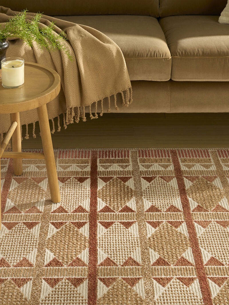 Nordic NRC06 Rust 5' x 7' Rug