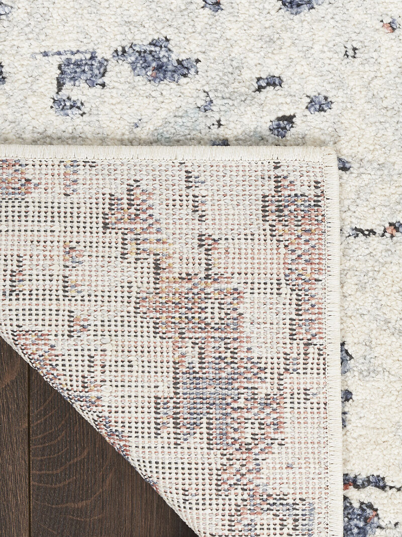 Motion MTT04 Ivory/Blue 5'3" x 7' Rug