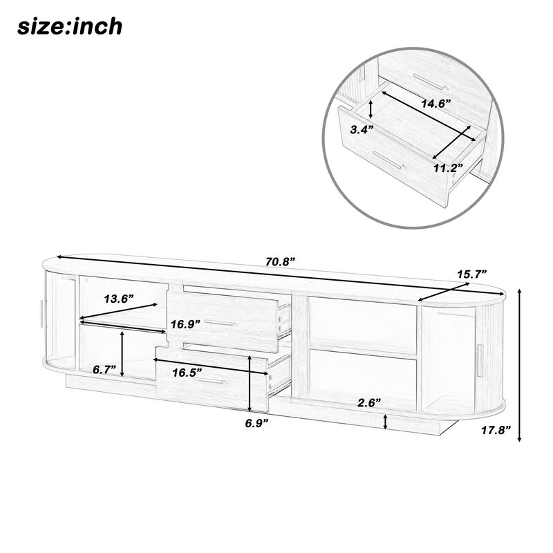 Hagdib TV Stand image number 7