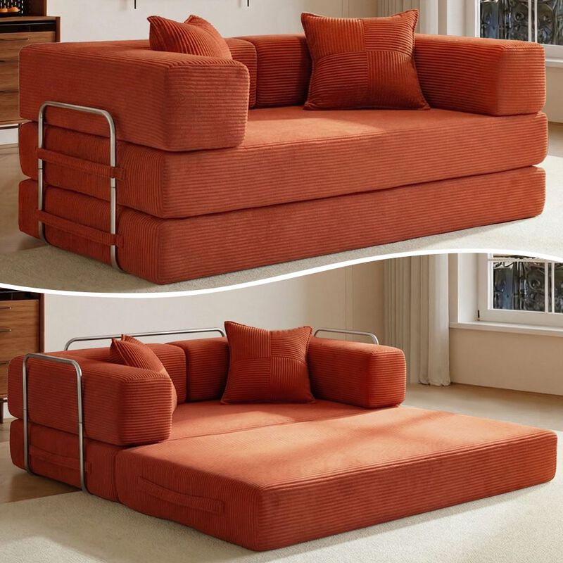 5-in-1 Convertible Sleeper Sofa Bed image number 8