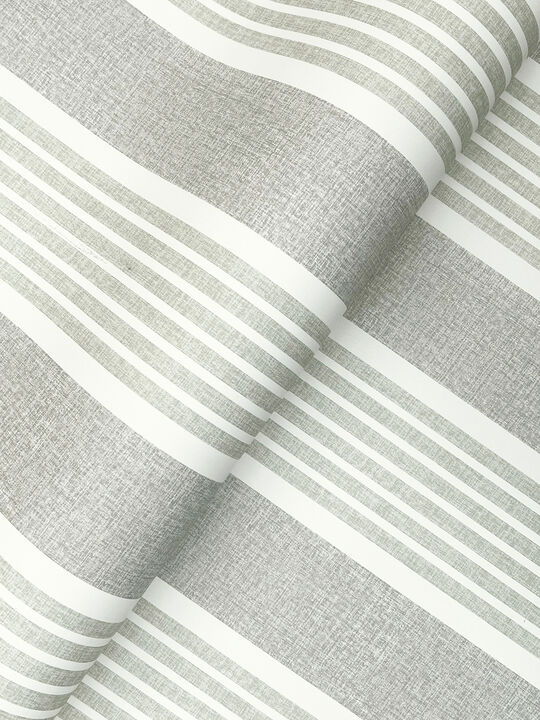 Bingley Green Embellished Stripe Wallpaper