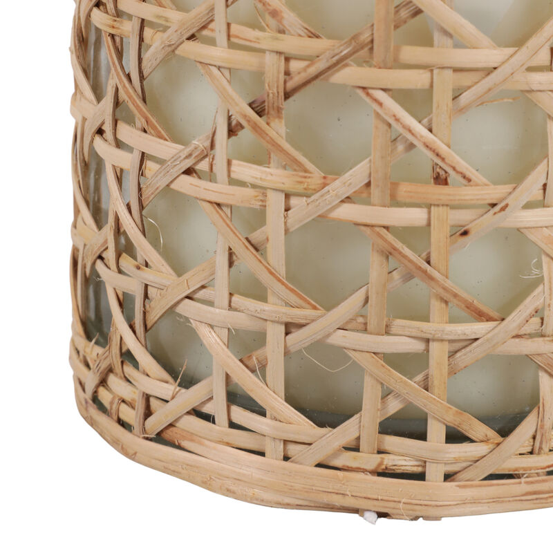 Jasmine Rattan On Glass Candle image number 5