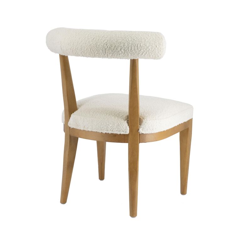 Palla Black Boucle Dining Chair image number 6