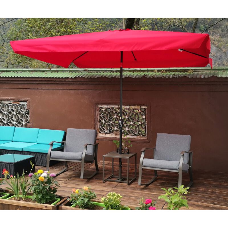 Streamdale 10' x 6.5' Patio Umbrella with Crank image number 3