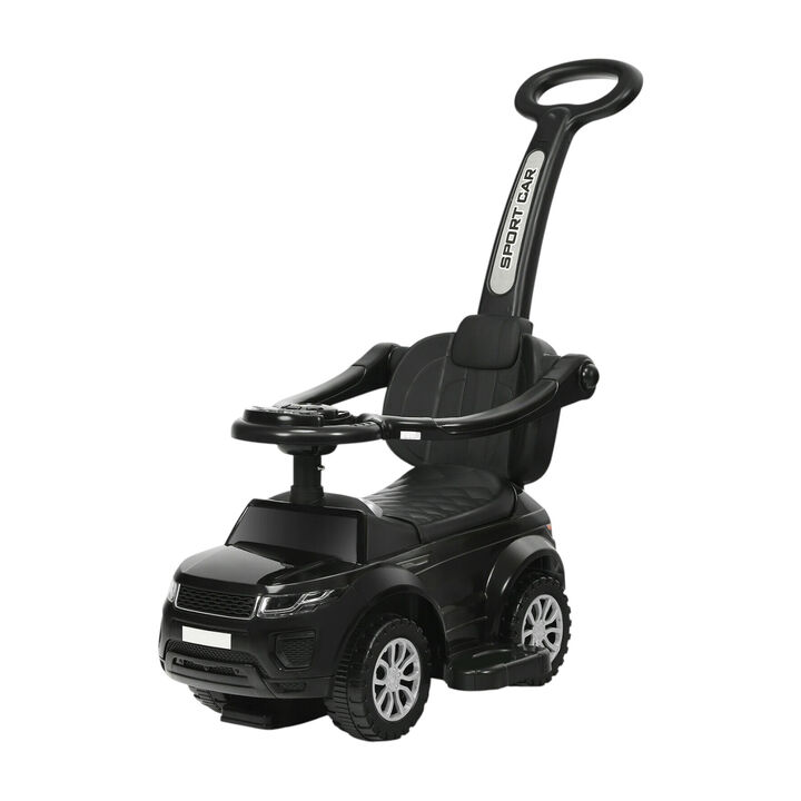 3 in 1 Toddler Ride On Push Car with Stroller Sliding Design and Music