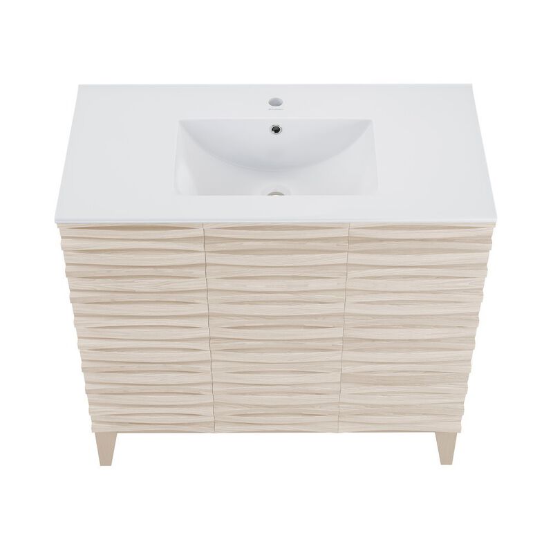 Cascade 36" Freestanding Bathroom Vanity with Sink Top image number 8